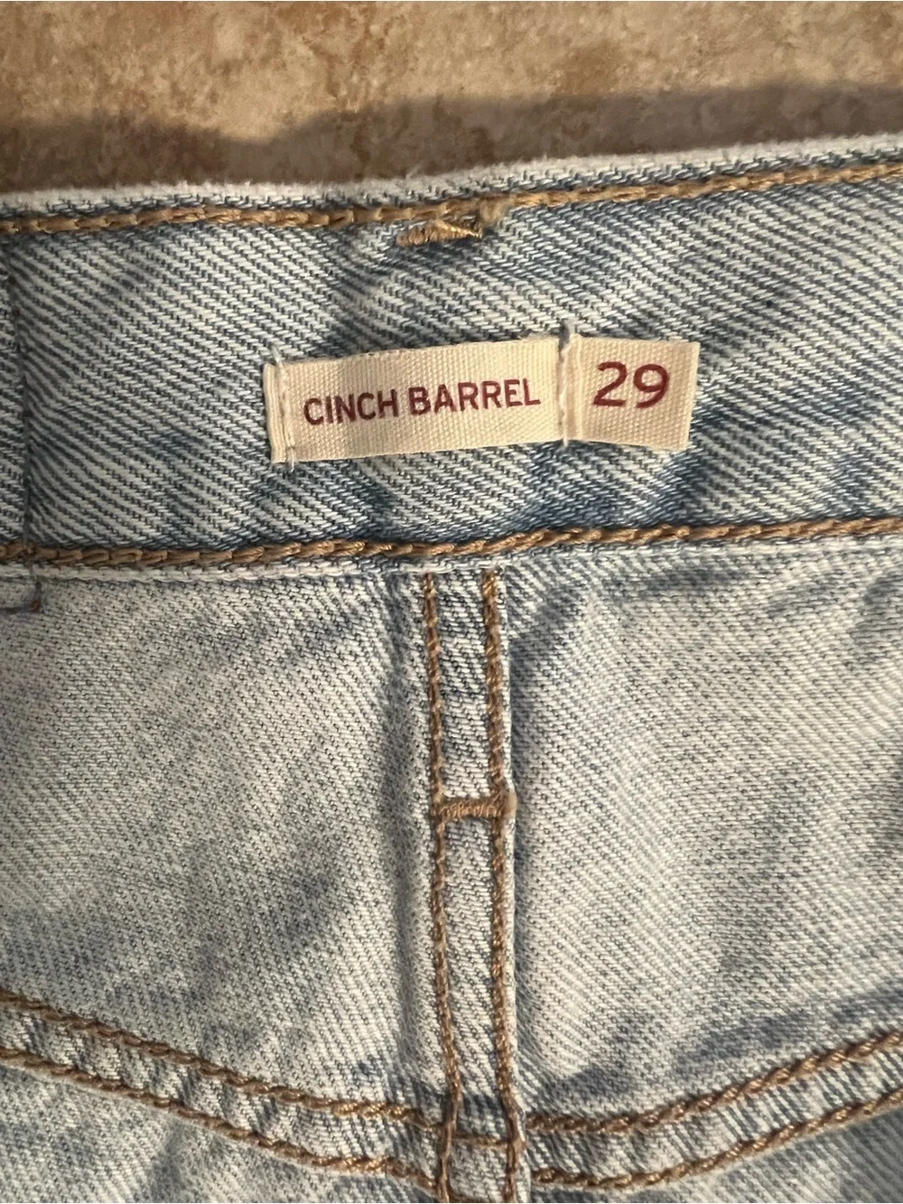 Levi's Light Blue Wide Barrel Leg Cinch Jeans 29x31 - Picture 4 of 11